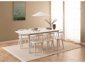 Бял трапезен стол Ida – Actona