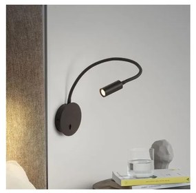Ideal Lux - LED Гъвкава малка лампа FOCUS LED/3,5W/230V черен