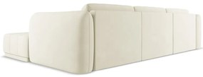 Бял ъглов диван (десен ъгъл) Hoku – Makamii