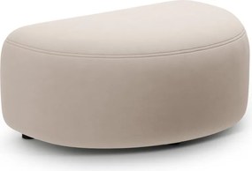 Бежова кадифена табуретка Kate – Micadoni