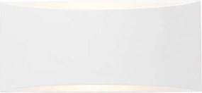 Интелигентен стенен аплик бял 20 см с WiFi G9 - Tum