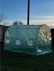 Подсилен градински фолиен оранжериен тунел PREMIUM 2 × 3 m + ПОДАРЪК