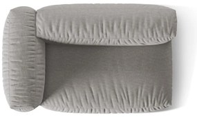 Светлосив модул за диван (ляв ъгъл) Martina – Micadoni Home
