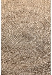 Сиво-бежов двустранен ютен кръгъл килим ø 100 cm Braided Grey – Hanse Home