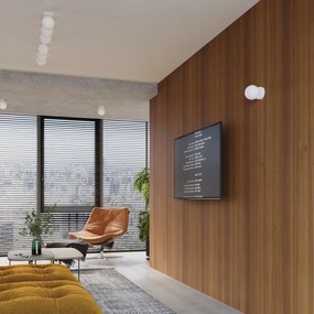 Бяла стенна лампа Blaze – Sollux