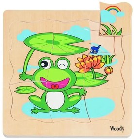 Woody - Многослоен пъзел Развитието на жабката