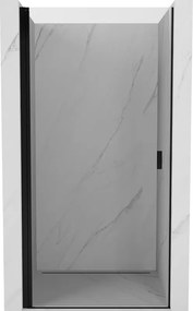 Mexen Mist-B сгъваеми душ врати 60 см, прозрачни, черни - 8A2-060-000-70-00