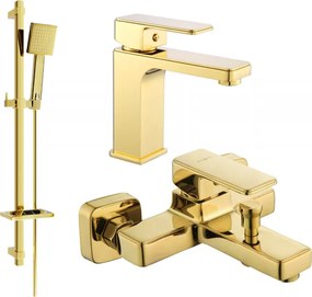Mexen Cetus DQ45 комплект за вана, златен - 744303DQ45-50