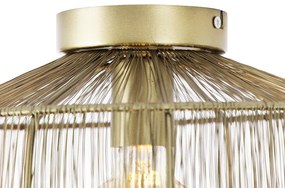 Модерна таванна лампа месинг 30 см - Bolti