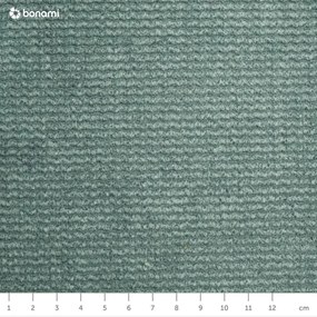 Светлосиньо двойно тапицирано легло с включена подматрачна рамка 200x200 cm Barker – Ropez