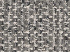 Сиво двойно легло 180x200 cm тапицирано с място за съхранение с включена подматрачна рамка Solange – Micadoni