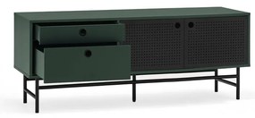 Тъмнозелена ТВ масичка 140x52 cm Punto - Teulat