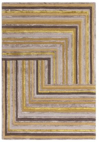 Жълт вълнен килим в цвят охра 120x170 cm Network Gold - Asiatic Carpets