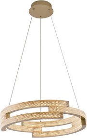 LED полилей с кабелно окачване TARJA LED/36W/230V 3000/4000/6000K Ø 60 см златен