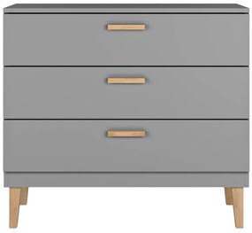 Контейнер с чекмеджета Kubi - сив