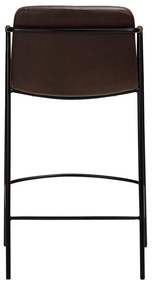 Тъмнокафяв бар стол от изкуствена кожа, височина 105 cm Boto - DAN-FORM Denmark