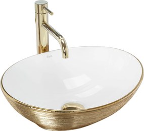 Умивалник за плот Rea Sofia Brush Gold