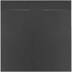 Корито за душ кабина Rea Bazalt Black 90x90