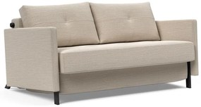 Бежов разтегателен диван с подлакътници , 140 см Cubed - Innovation