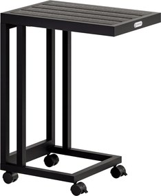 Странична масичка с WPC плоскост - 65,5 x 50 x 40 cm Сив