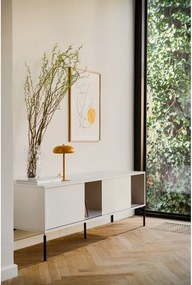 Сиво-бежова маса за телевизор 160x60x42 cm Met – noo.ma