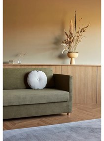 Тъмнозелен велурен разтегателен диван Olan - Innovation