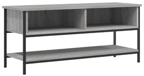 832786 vidaXL ТB шкаф, сив сонома, 100x35x45 см, инженерно дърво