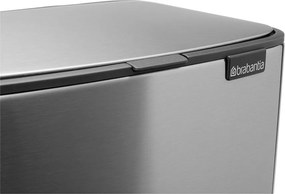 Стоманено кошче за боклук с педал в матово сребрист цвят 12 l Bo – Brabantia