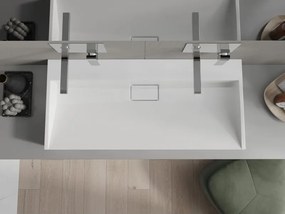 Mexen Ava плотско умивалник от композит B/O 100 x 46 cm, бял - 23011000