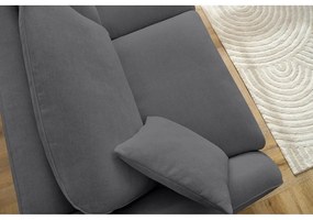 Тъмносив разтегателен диван 235 cm Cezanne – Bobochic Paris