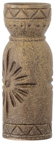 Кафява глинена ръчно изработена ваза (височина 21 cm) Gerde – Bloomingville
