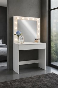 Тоалетка с лампички без табуретка