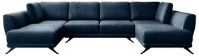 Разтегателен диван в П-образна форма  CORAL, 362x90x191, nube 40