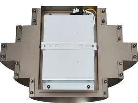 Модерна стенна лампа Gunmetal с LED 3-степенно димиране - Lines