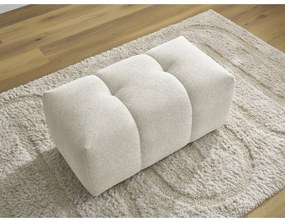 Бяла шенилова табуретка Roxelane – Bobochic Paris