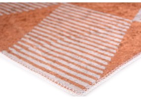 Оранжев миещ се килим 80x150 cm - Vitaus