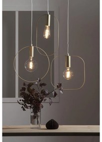 Висящо осветително тяло в златист цвят Shape – Star Trading