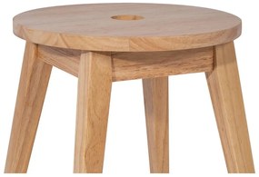 Стол от масивно каучуково дърво в светло естествен цвят Club – Bonami Essentials