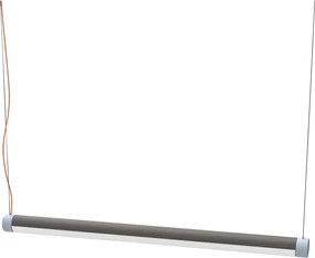 Сиво LED затъмняващо се висящо осветително тяло Interplay – Hübsch