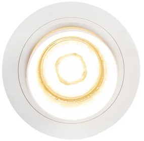 Модерен вграден прожектор кръгъл бял наклоняем - Installa