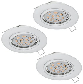 Eglo 94406 - Комплект 3x LED Осветление за окачен таван PENETO 3xGU10-LED/5W/230V