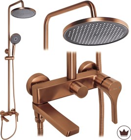 Комплект за душ PREMIUM Rea Maxim Brush Copper