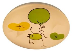 Rabalux 71069 - LED Детска плафониера FROGGO LED/24W/230V 3000K