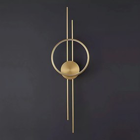 СТЕННА ЛАМПА LED APP1781-W BRUSH GOLD