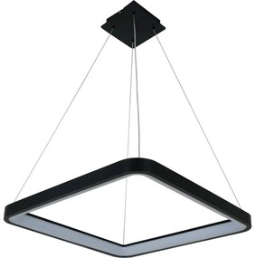 Brilagi - Димируем LED пендел на кабел FALCON SLIM LED/50W/230V 50x50 cm черен + дистанционно управление
