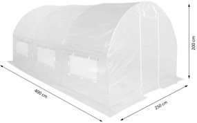 Оранжерия за градиина 2,5x4м с UV филтър PREMIUM