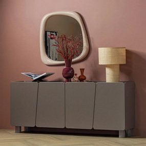 Кафяв скрин от масивен бор 200x85x45 cm Root – WOOOD