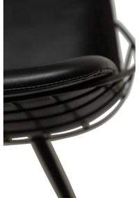 Стол за хранене от черна изкуствена кожа Sway - DAN-FORM Denmark