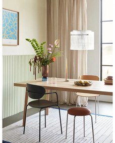 Трапезна маса от масивен дъб в естествен цвят 100x200 cm Herringbone – Hübsch