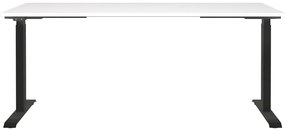Работна маса с електрическо регулиране на височината с бял плот за маса 80x180 cm Jet – Germania
